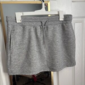 SHEIN Light Gray Casual Skirt
